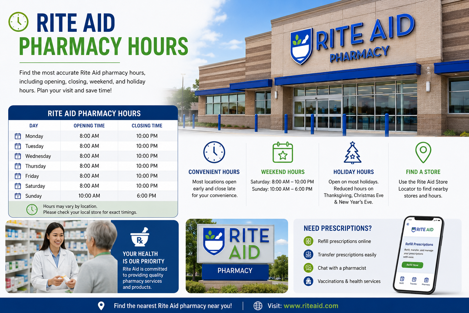 rite aid pharmacy hours​